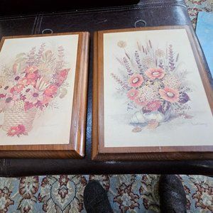 ROBERT LAESSIG BASKET OF FLOWERS PICTURE BASKET OF FLOWERS PICTURS APPROX 9X7